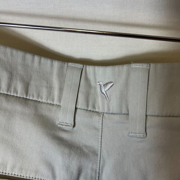 Birddogs Light Gray Flat Front Straight Leg Classic Stretch Khakis Size 34 X 30 - Picture 10 of 14